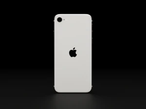 Apple iPhone SE 2022 in Official Colors and Design 3D Model
