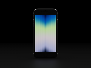Apple iPhone SE 2022 in Official Colors and Design 3D 모델