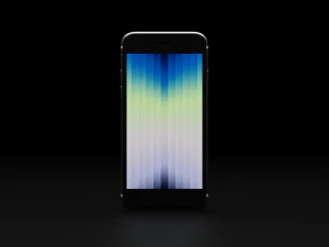 Apple iPhone SE 2022 in Official Colors and Design 3D Model