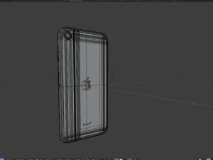 Apple iPhone SE 2022 in Official Colors and Design 3D Model