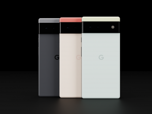Google Pixel 6 in Official Colors 3D Model