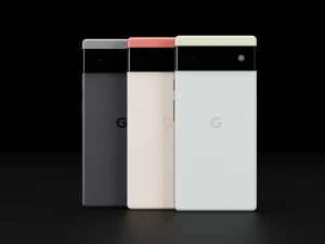 Google Pixel 6 aux couleurs officielles Modèle 3D
