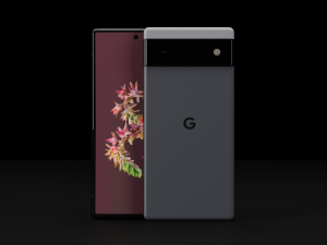 Google Pixel 6 in Official Colors Modello 3D