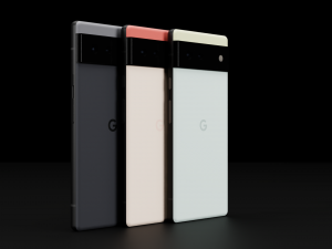 Google Pixel 6 in Official Colors Modello 3D