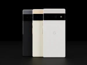Google Pixel 6 Pro in Official Colors 3D Model