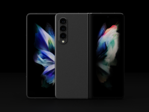 Samsung Galaxy Fold 3 in Official Colors Modello 3D