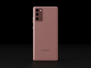 Samsung Galaxy Note 20 and 20 Ultra In Official Colors Model 3D