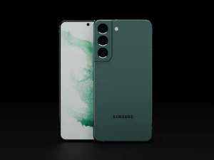 Samsung Galaxy S22 in Official Colors 3D Model