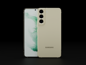 Samsung Galaxy S22 in Official Colors 3D Model