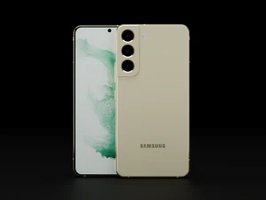 Samsung Galaxy S22 in Official Colors 3D Model