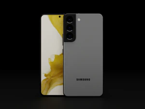 Samsung Galaxy S22 in Official Colors 3D Model