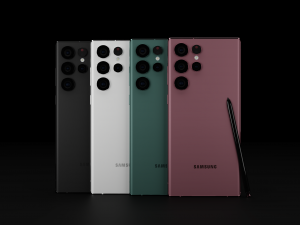 Samsung Galaxy S22 Ultra in Official Colors 3D 모델