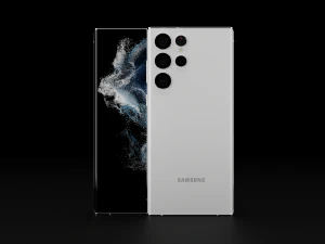 Samsung Galaxy S22 Ultra in Official Colors 3D Model