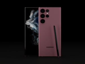 Samsung Galaxy S22 Ultra in Official Colors Model 3D