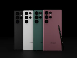 Samsung Galaxy S22 All Models in Official Colors 3D Model