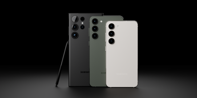 Samsung Galaxy S23 All Models in Official Colors Model 3D .c4d .max .obj .3ds .fbx .stl .blend 