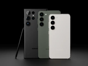 Samsung Galaxy S23 All Models in Official Colors 3D Model