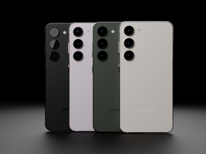 Samsung Galaxy S23 All Models in Official Colors Model 3D