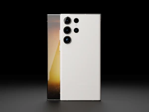 Samsung Galaxy S23 Ultra in Official Colors 3D Model