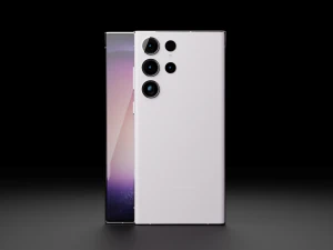 Samsung Galaxy S23 Ultra in Official Colors 3D Model