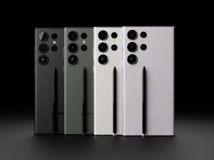 Samsung Galaxy S23 Ultra in Official Colors 3D Model