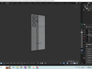 Samsung Galaxy S23 Ultra in Official Colors 3D Model