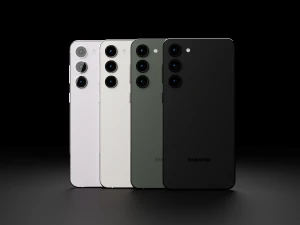 Samsung Galaxy S23 Plus in Official Colors 3D Model
