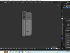 Samsung Galaxy S23 Plus in Official Colors 3D Model
