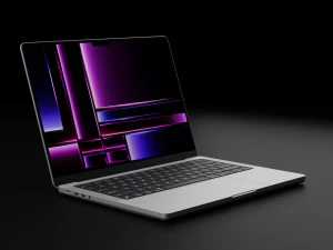 Apple MacBook Pro 14 inch Silicon 2023 in Official Design 3D Model