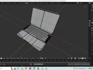 Apple MacBook Pro 14 inch Silicon 2023 in Official Design 3D Модель