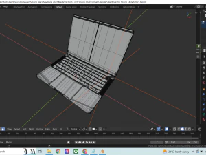 Apple MacBook Pro 14 inch Silicon 2023 in Official Design 3D Model