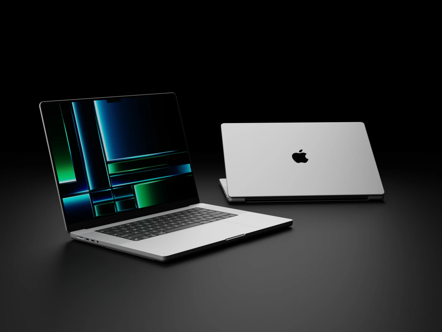 Apple MacBook Pro 16 inch Silicon 2023 in Official Design 3D Model .c4d .max .obj .3ds .fbx .stl .blend 