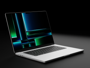 Apple MacBook Pro 16 inch Silicon 2023 in Official Design 3D Модель
