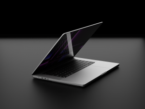 Apple MacBook Pro 16 inch Silicon 2023 in Official Design 3D Модель