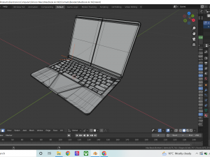 Apple MacBook Air M2 in Official Design and Colors Model 3D