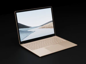 Microsoft Surface Laptop 4 in All Metallic Colors 3D Model
