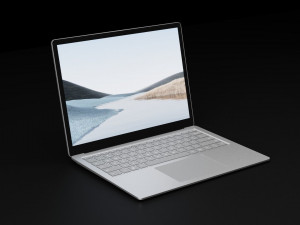 Microsoft Surface Laptop 4 in All Metallic Colors 3D Модель