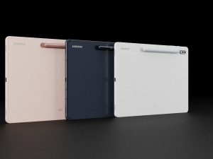 Samsung Galaxy S7 Plus Tablet in Official Colors Model 3D
