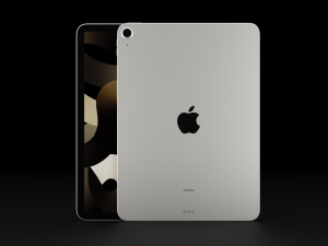 Apple iPad Air 5 in Official Colors and Design 3D 모델
