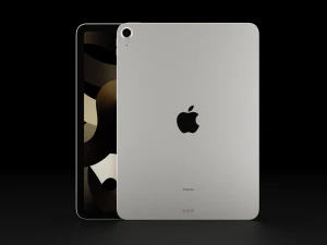 Apple iPad Air 5 in Official Colors and Design 3D Model