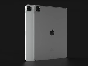 Apple iPad Pro M1 12 इंच आधिकारिक डिज़ाइन और रंगों में 3D मॉडल
