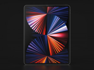 Apple iPad Pro M1 12 inch in Official Design and Colors 3D Model