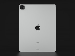 Apple iPad Pro M1 12 inch in Official Design and Colors 3D Model