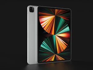 Apple iPad Pro M1 12 इंच आधिकारिक डिज़ाइन और रंगों में 3D मॉडल