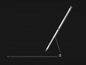 Apple iPad Pro M1 12 inch with Keyboard in Official Design and Colors 3D Модель
