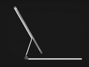 Apple iPad Pro M1 12 inch with Keyboard in Official Design and Colors 3D Модель
