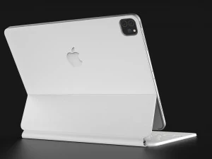 Apple iPad Pro M1 12 英寸带键盘官方设计和颜色 3D 模型