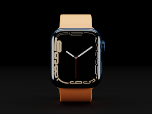 Apple Watch Series 7 in Official Design Modello 3D