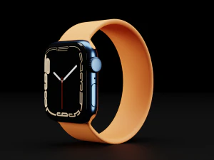 Apple Watch Series 7 in Official Design 3D Model
