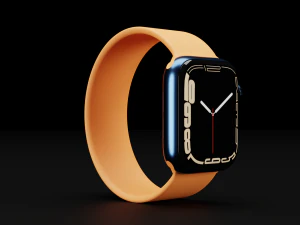Apple Watch Series 7 in Official Design 3D Model